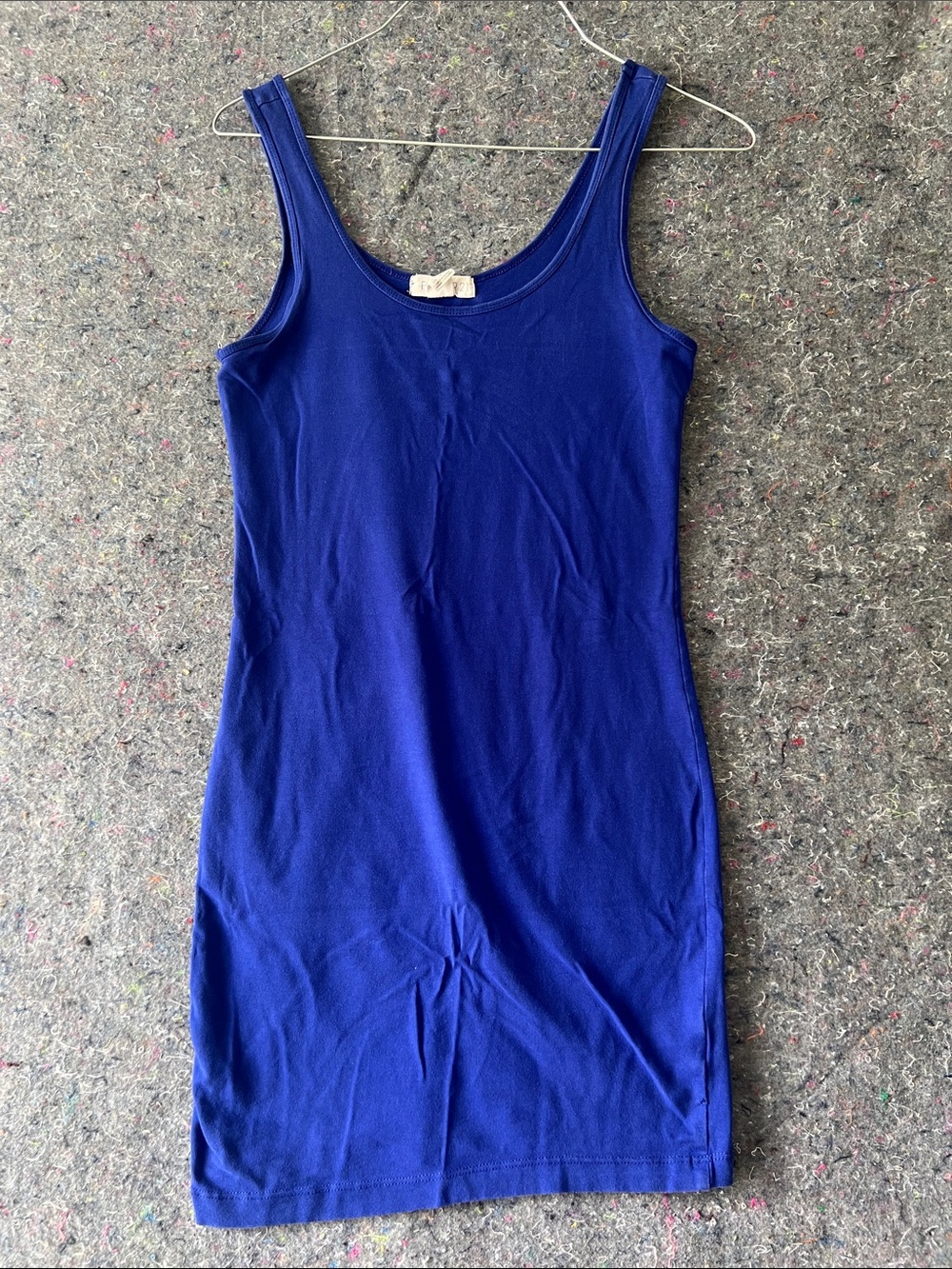 Forever 21 Royal Blue Scoop Tank Midi Dress